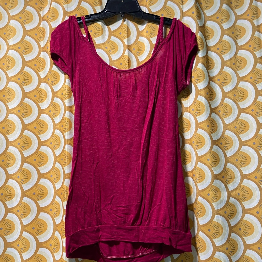 Decree pink magenta blouse